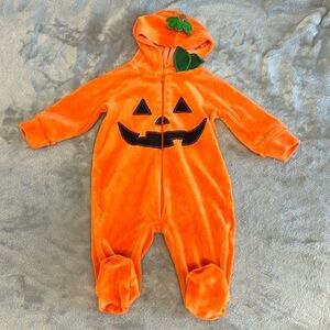 Koala Baby - Footed Velour Halloween bunting bag one  piece. Size 3 months